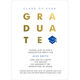 Gold Foil Graduate Invitations Image 1 of 5